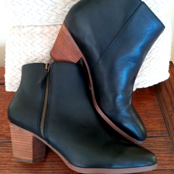 SOLD!!❤ RESERVED FOR GIASGEMS - SqEXY BLACK LEATHER Ankle Boots